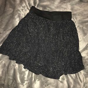 Sparkly Black Skirt